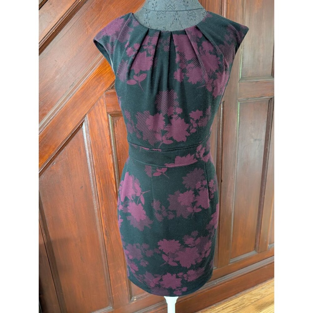 White House Black Market Womens Floral Print Dress Size 8